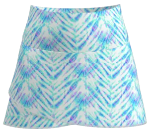 AB SPORT Women's Tie Dyed Print Tennis Skirt BSKT03-TDY