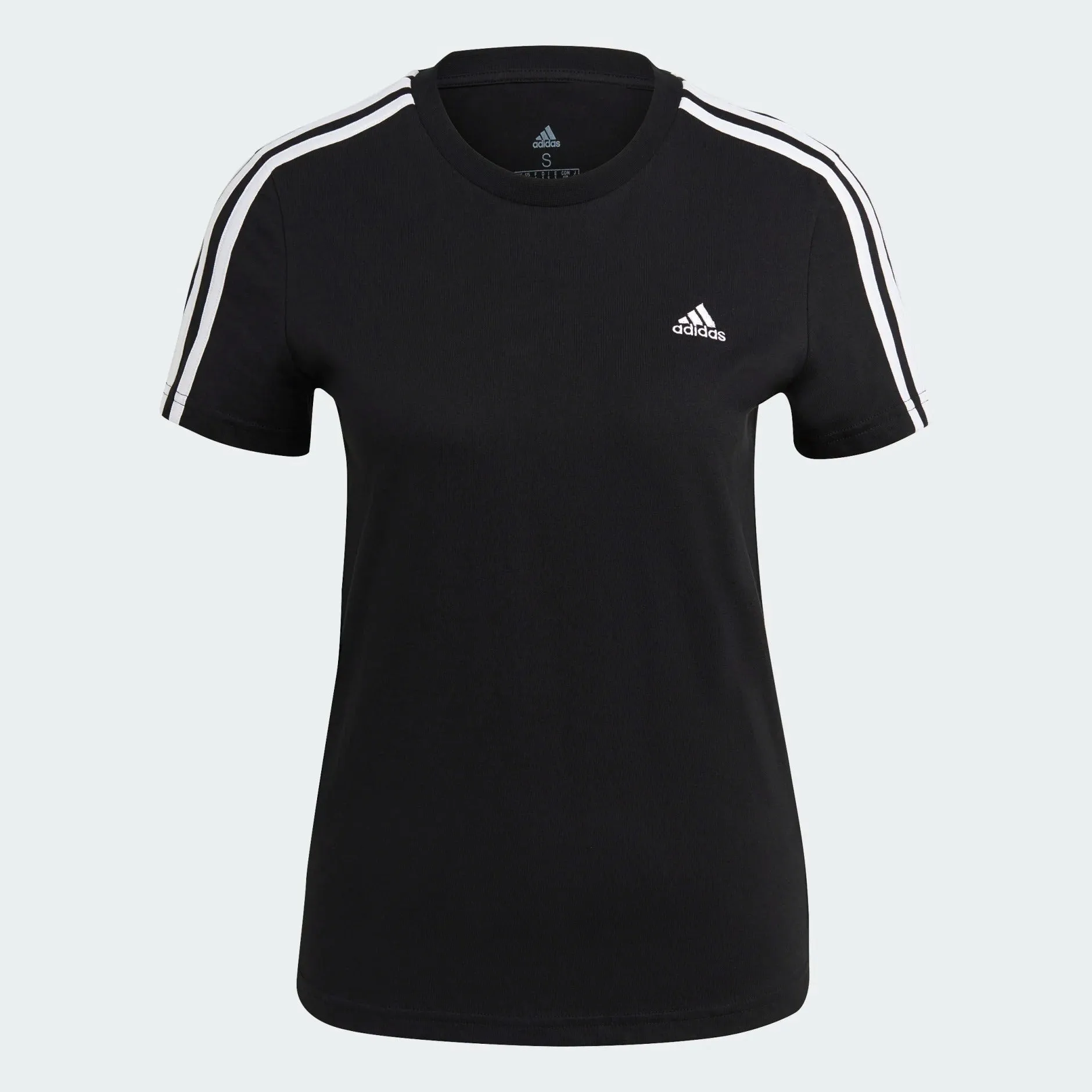 adidas Essentials Slim 3-Stripes Women's Tee