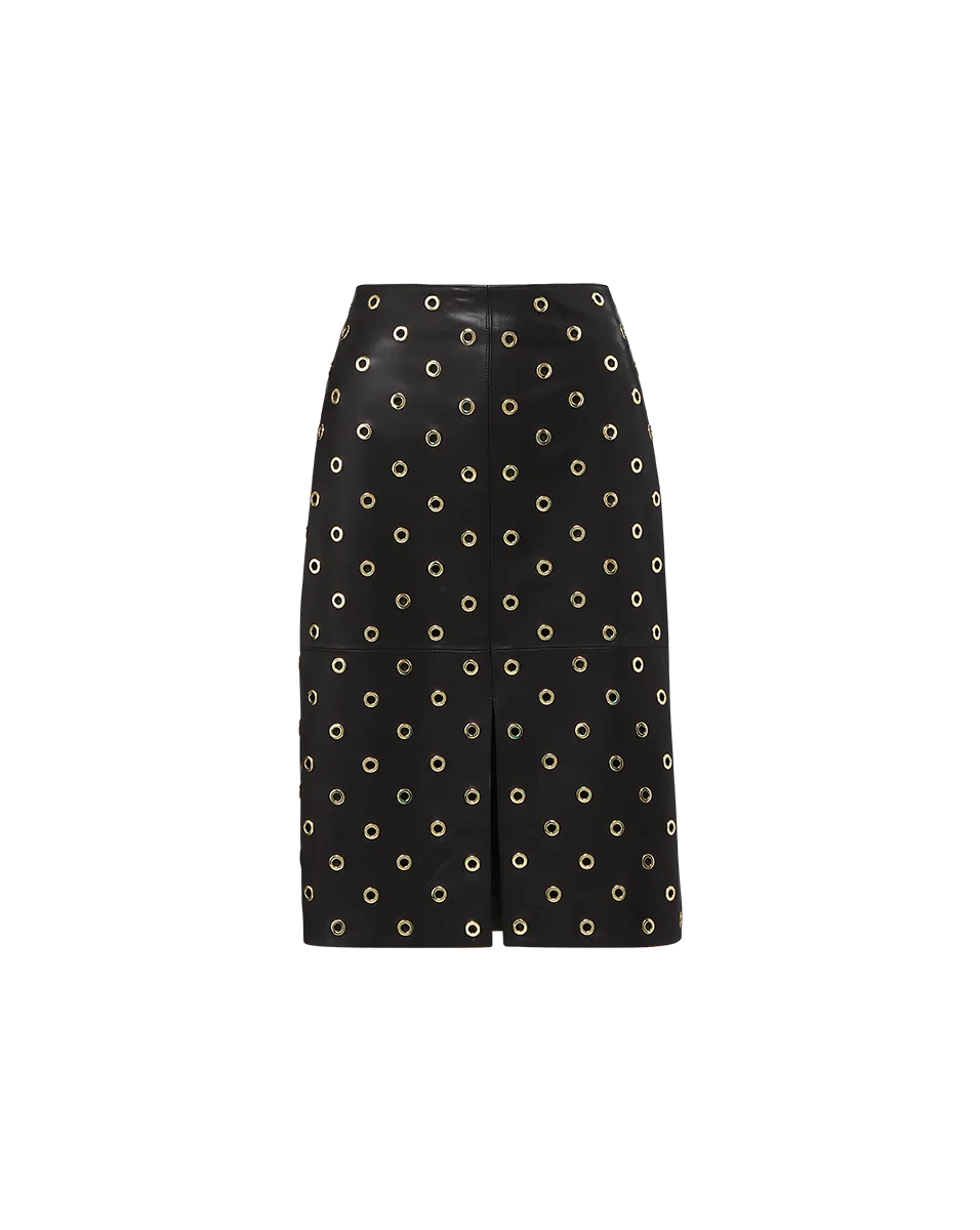 Anderson Leather Grommet Skirt