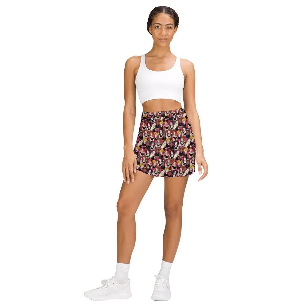 Bad Girls Athletic A-Line Skirt With Pocket Solid Shorts