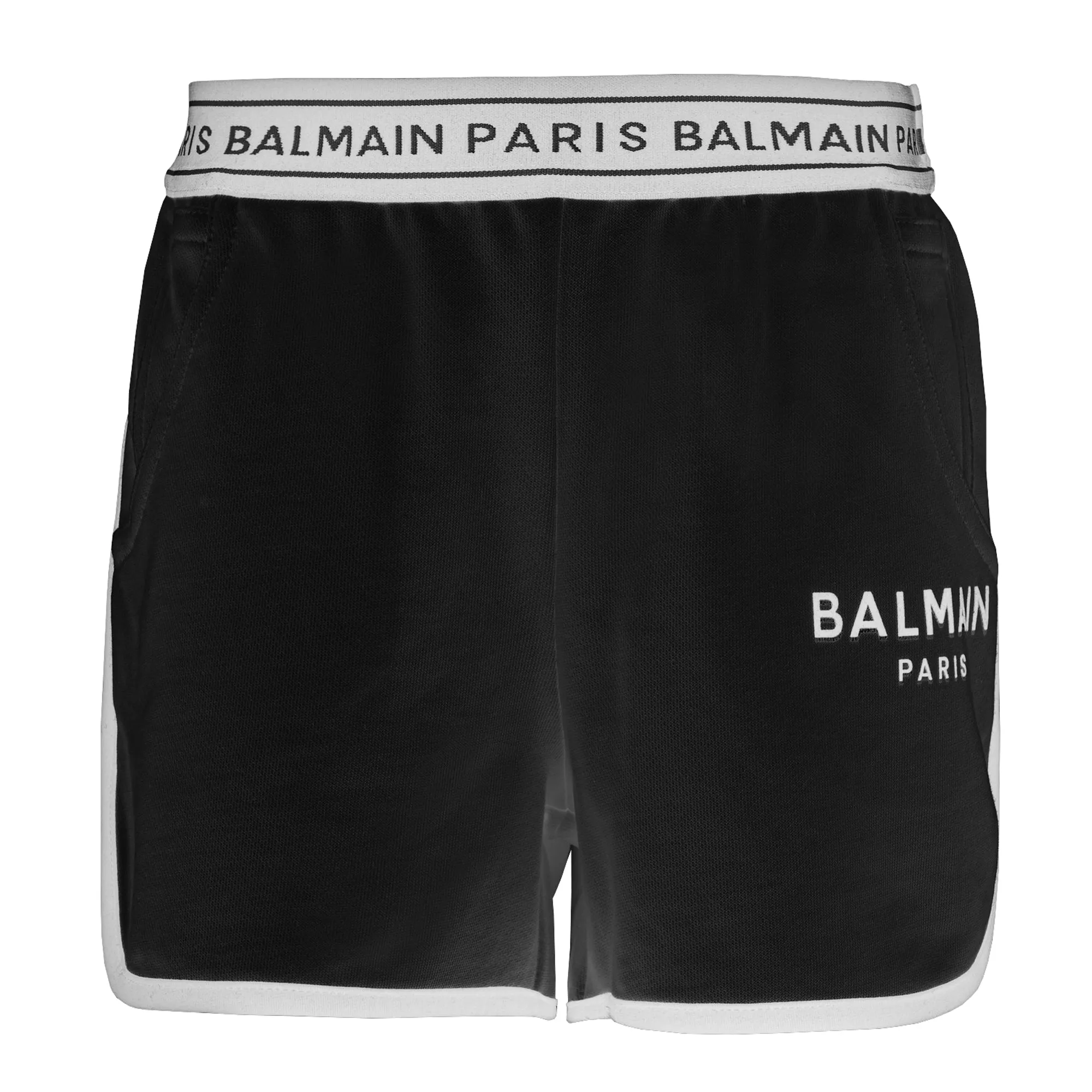 Balmain Black Sporty Shorts