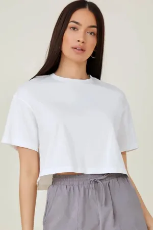 Between Us White Crop Top