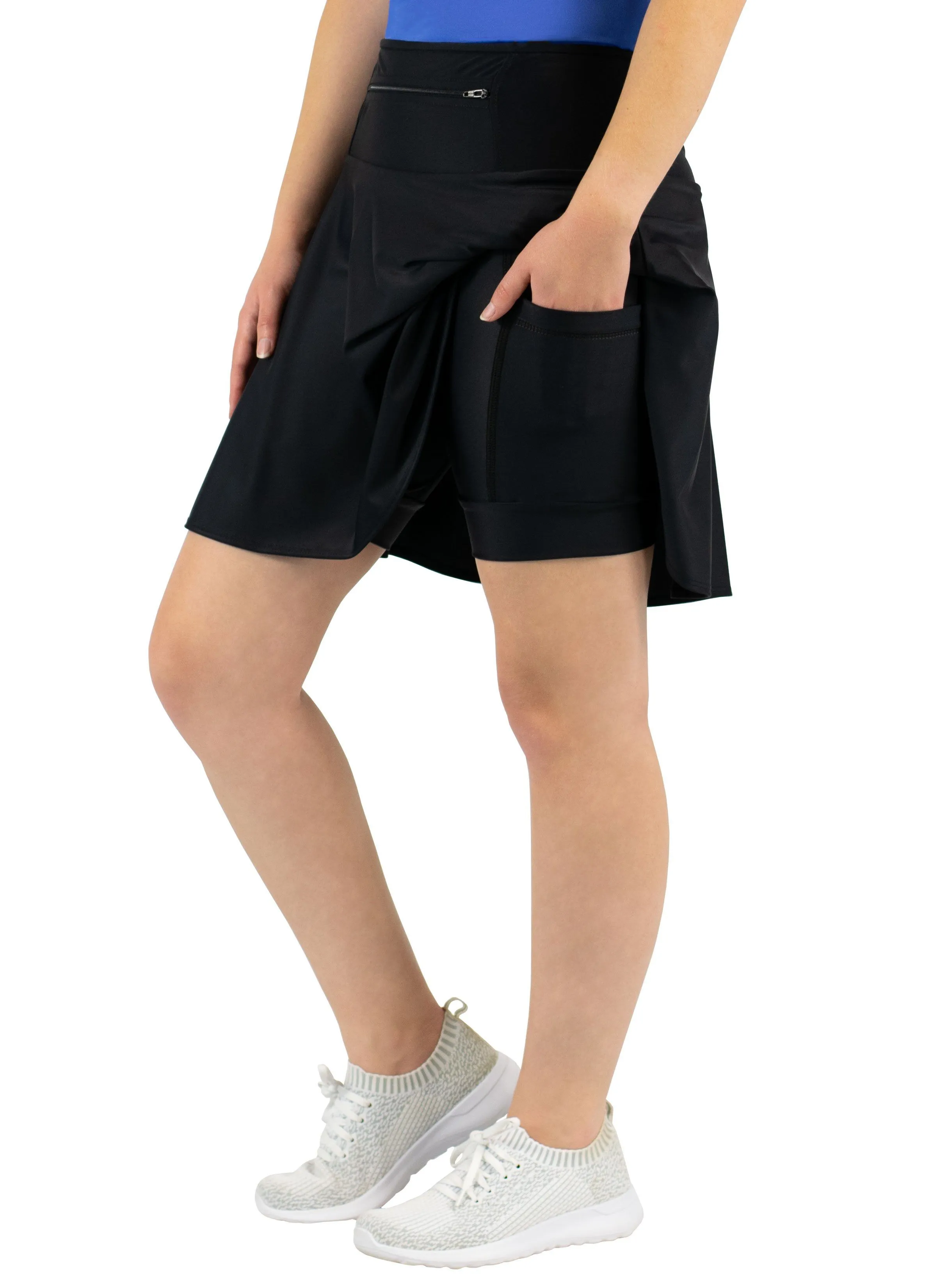 Black Silk Skirt (7 Styles)