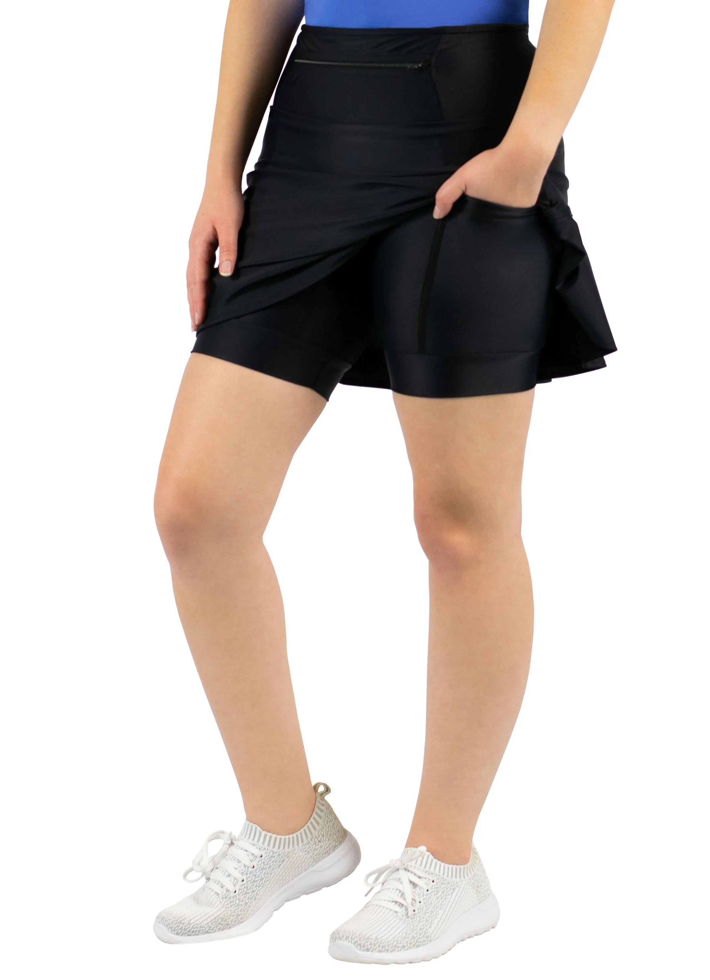 Black Silk Skirt (7 Styles)