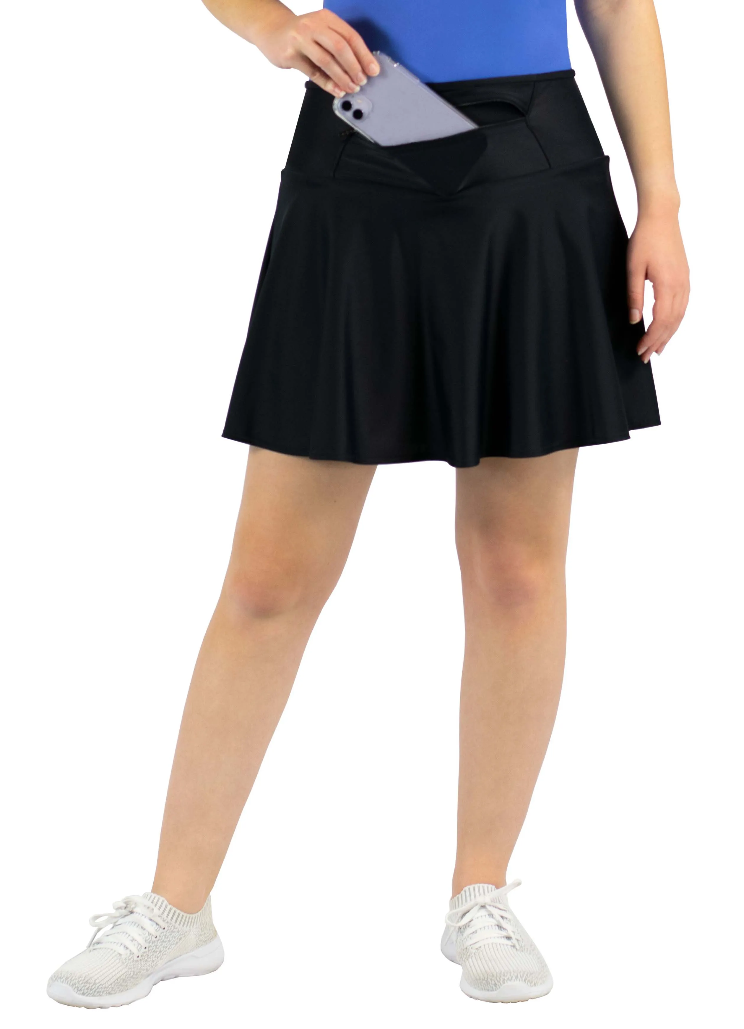 Black Silk Skirt (7 Styles)