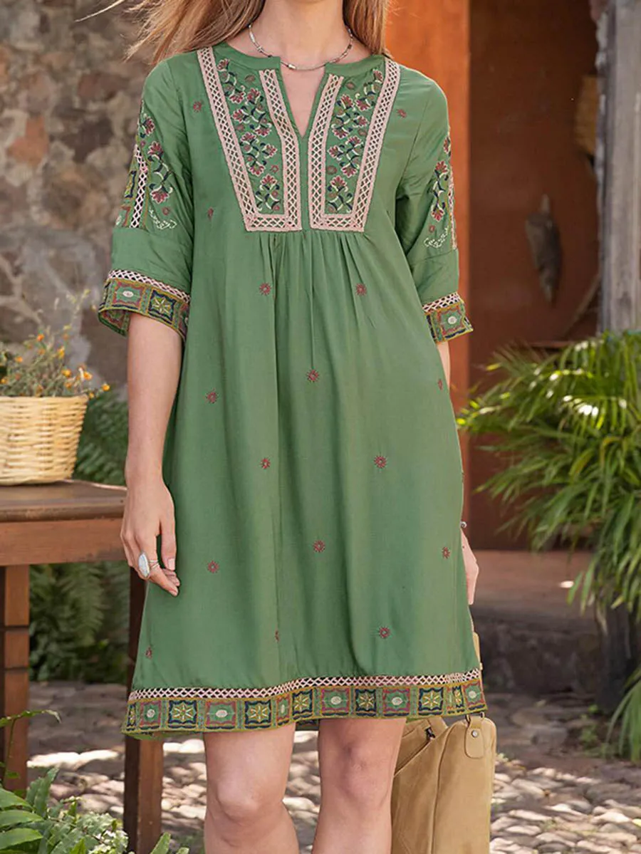 Casual Ethnic Style Dress