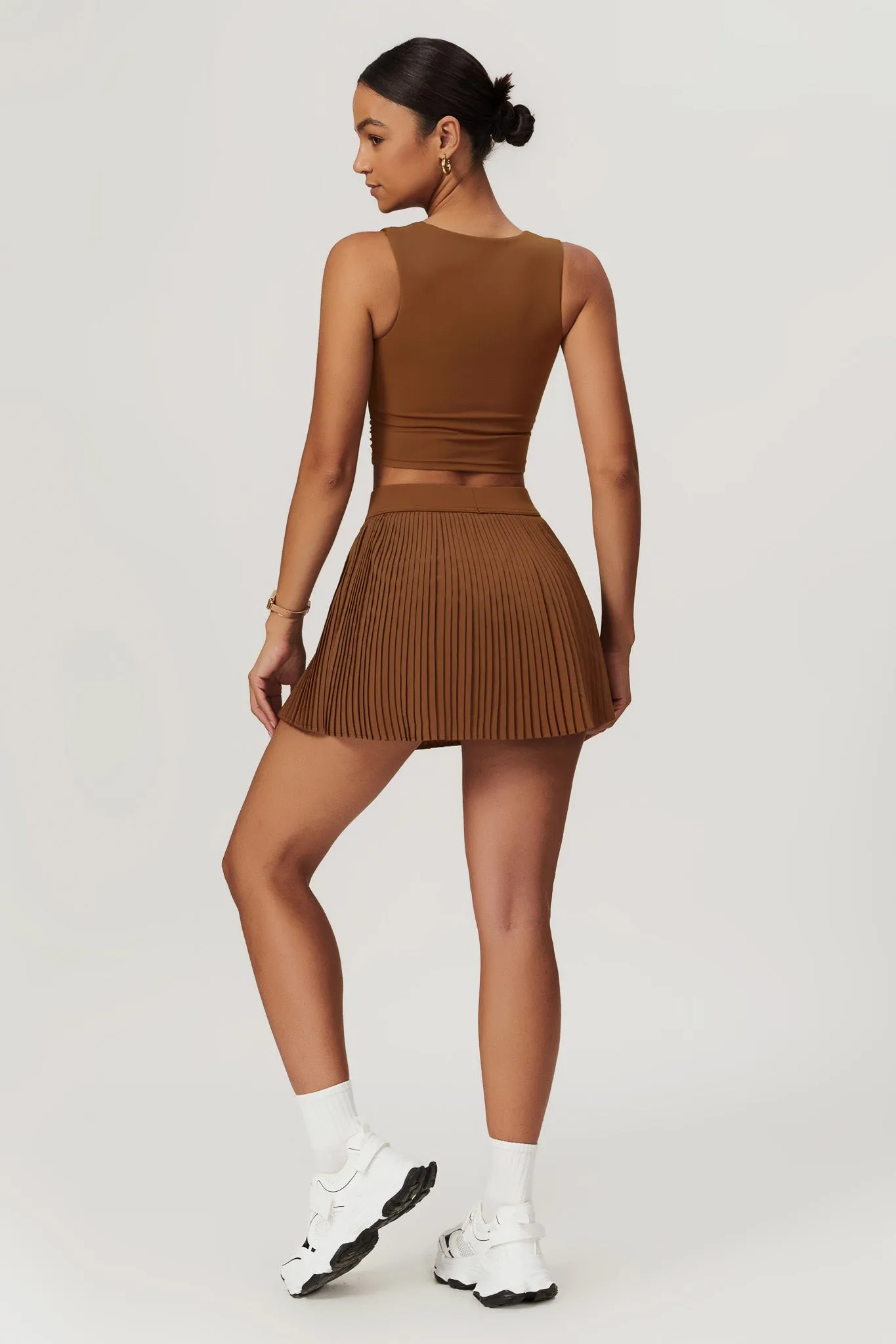 Chelsea Mini Skirt - Caramel