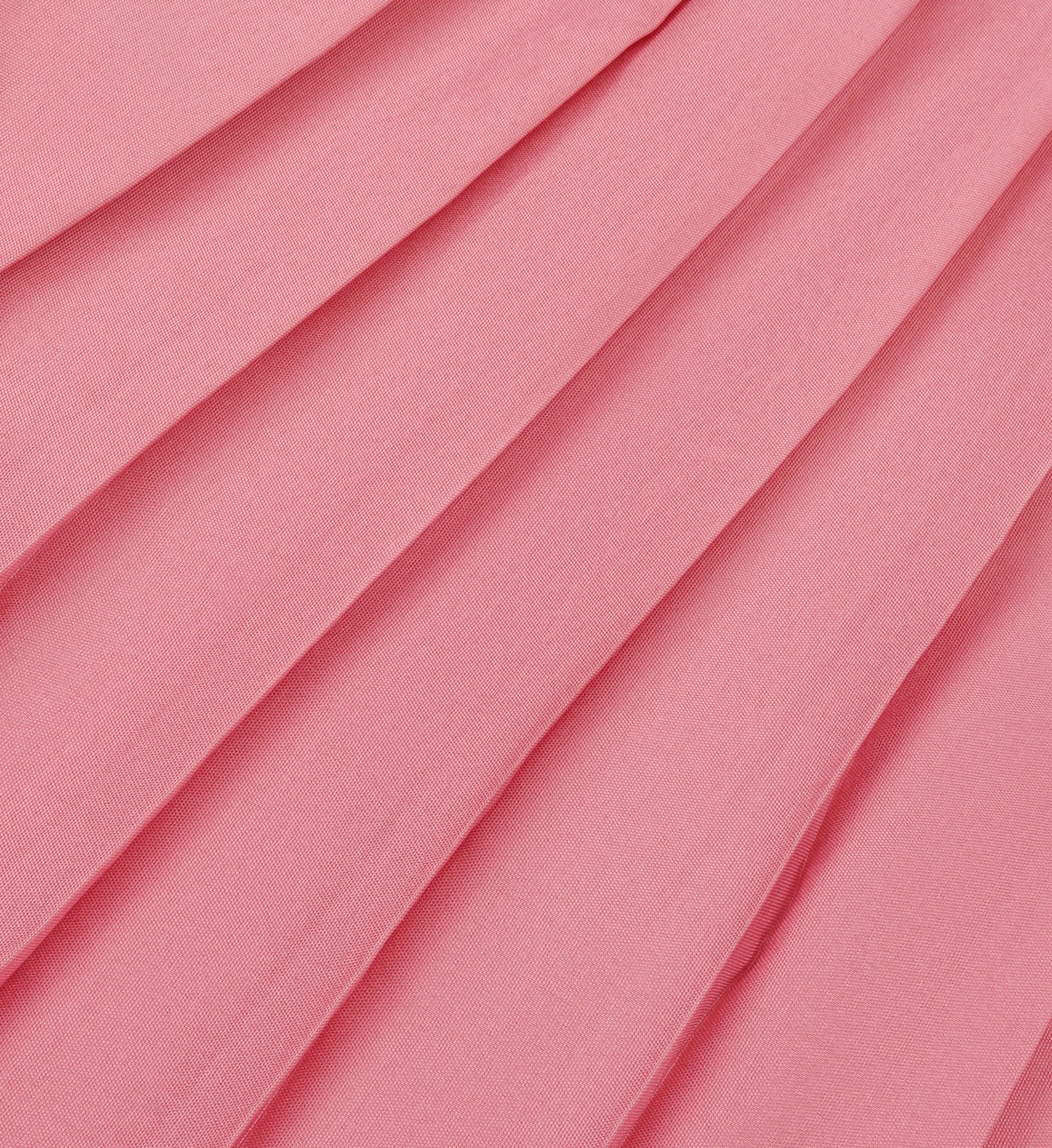 Classic Logo Pleated Tennis Skirt - Pink/White