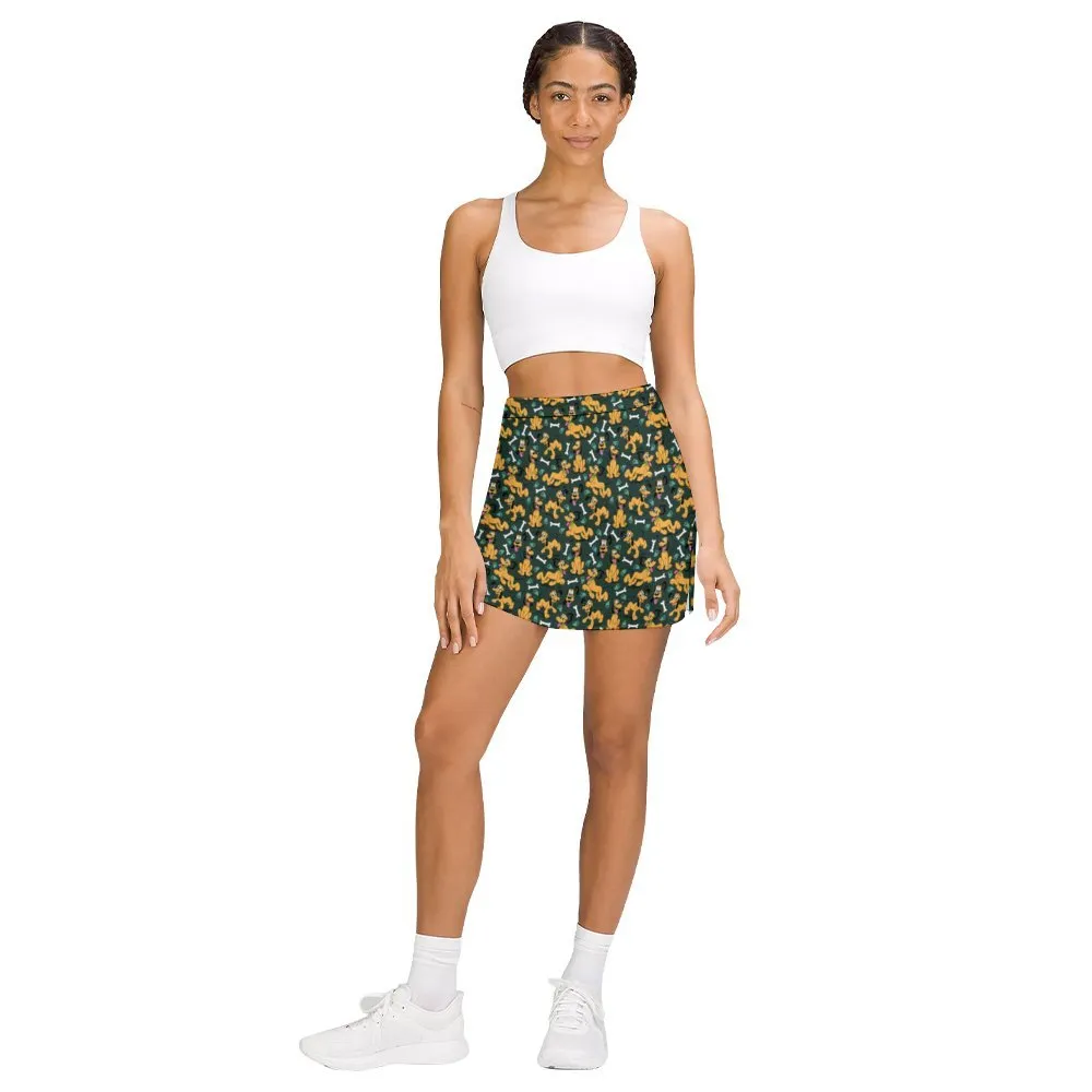 Disney Pluto Life Is Better With A Dog Athletic A-Line Skirt With Pocket