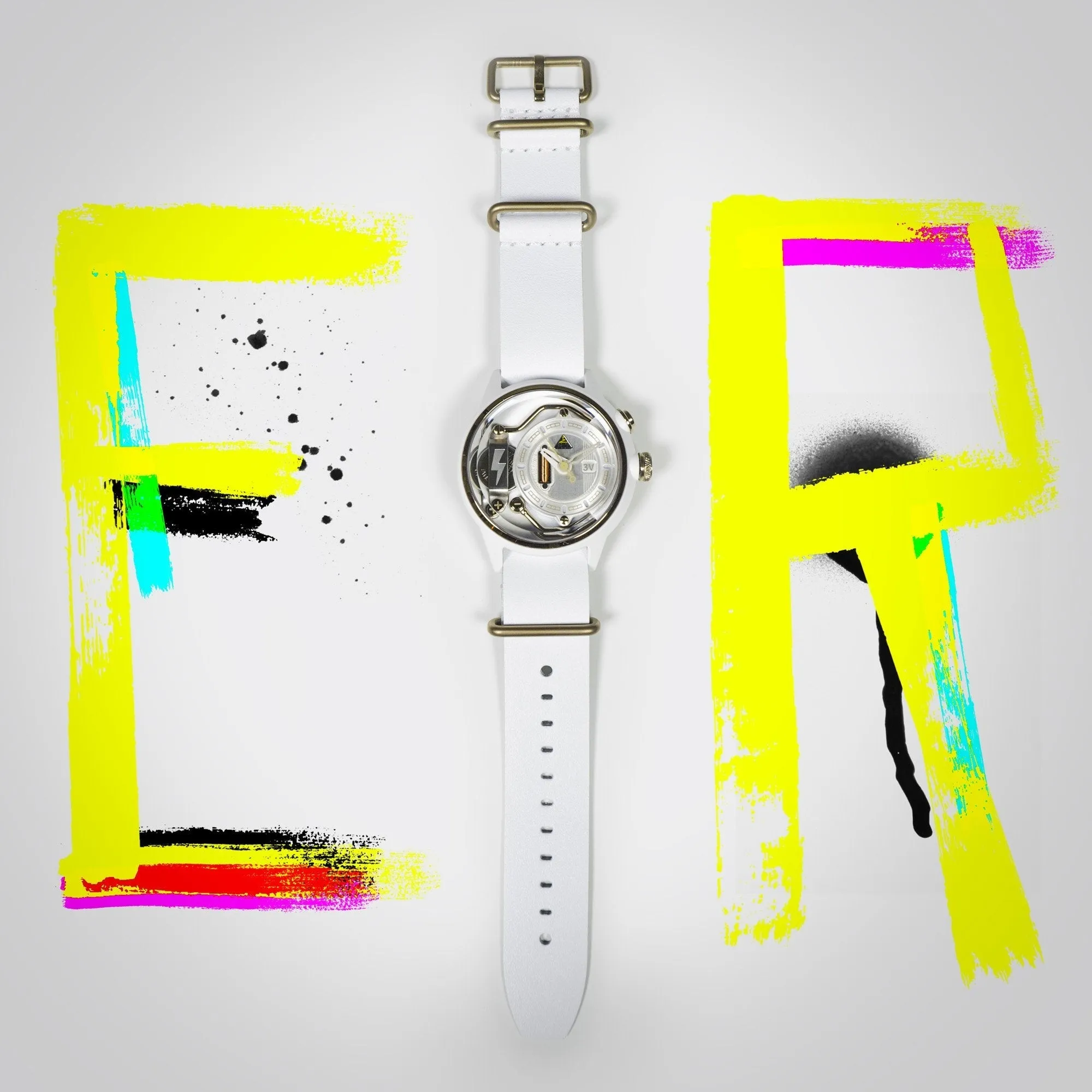 Electricianz White Snow Watch ZZ-A1C/04