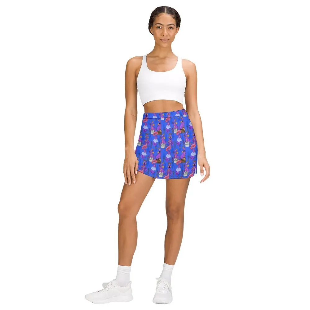 Haunted Mansion Figment Athletic A-Line Skirt With Pocket Solid Shorts