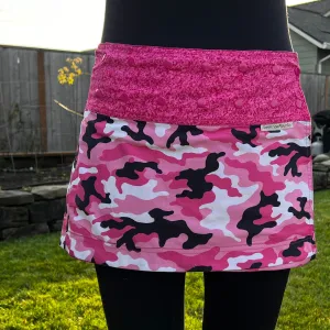 Hunting in Pink Athletic Skirt (limited edition)