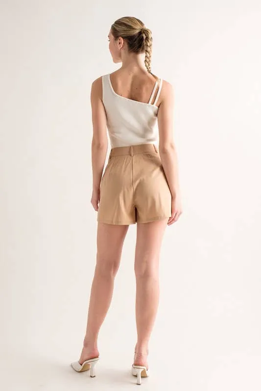 Kallie Shorts - Taupe