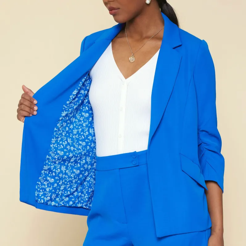 Main Attraction Pleated Blazer