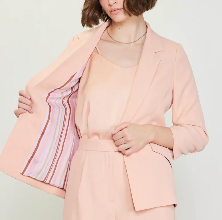 Main Attraction Pleated Blazer