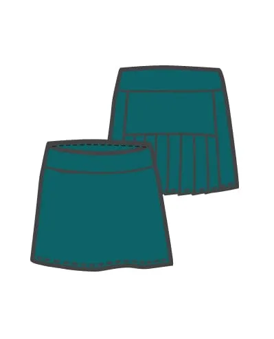 Marisa Pleated Skort - Ocean