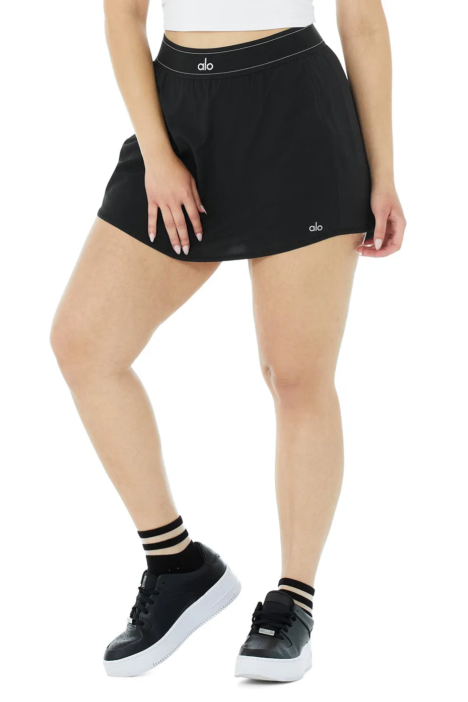 Match Point Tennis Skirt - Black