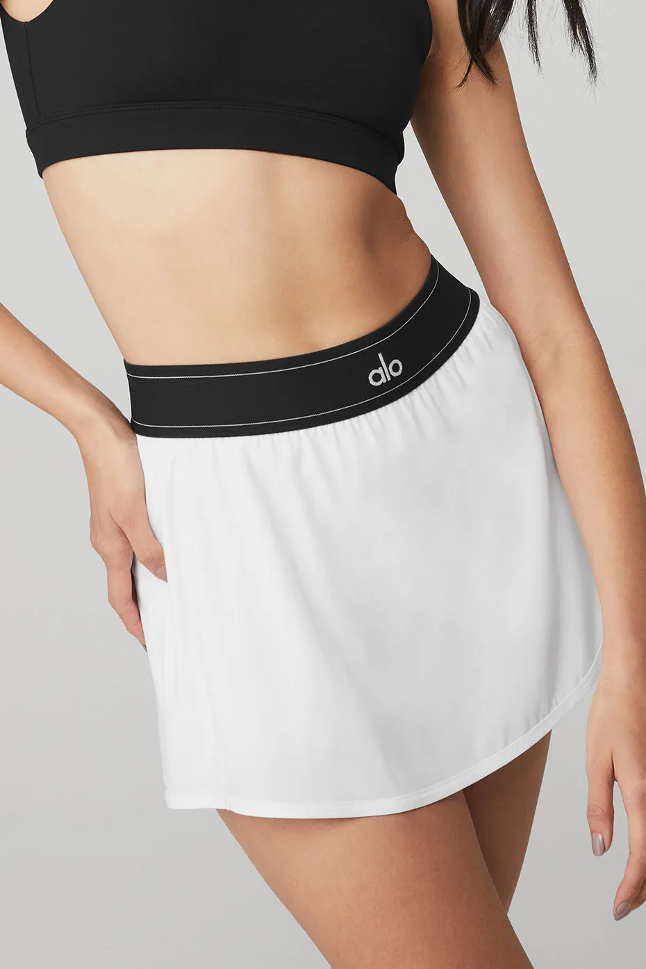 Match Point Tennis Skirt - White