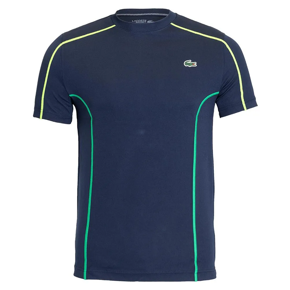 Men's Ultra-Dry Pique Sport Tennis Crew