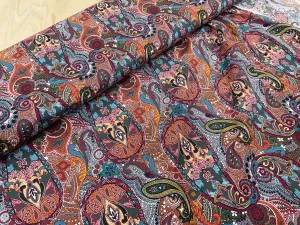 Paisley Cotton Sateen