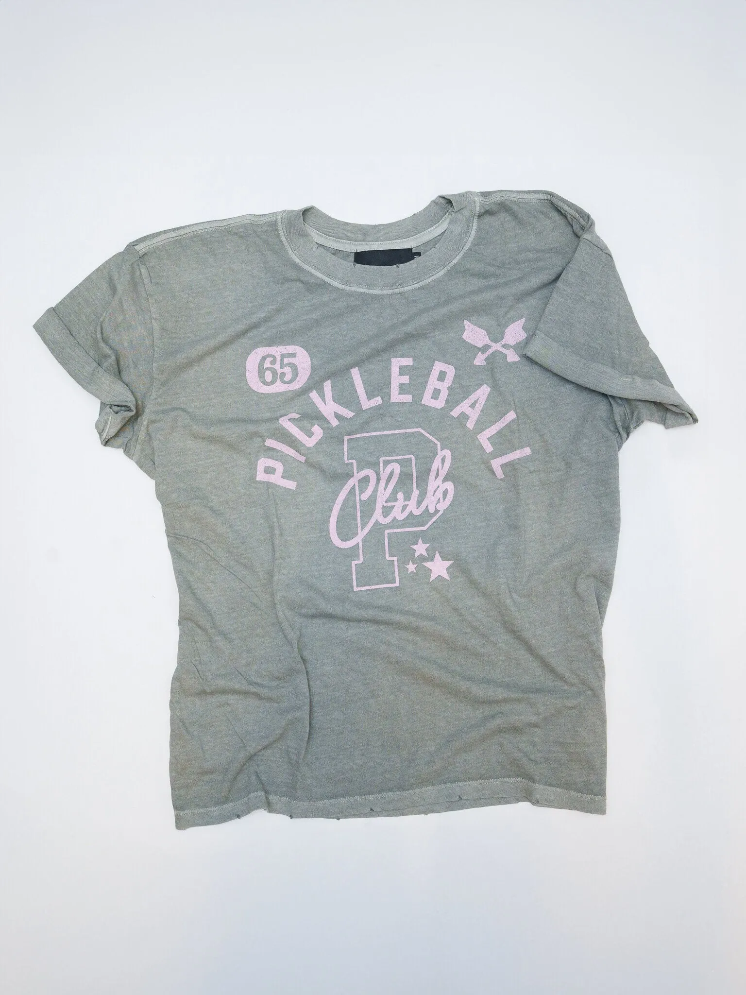 Pickleball Club Vintage Tee - Olive