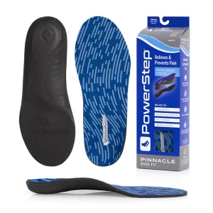 PowerStep Wide Insoles | Wide Feet Arch Support Orthotic, Extra Wide