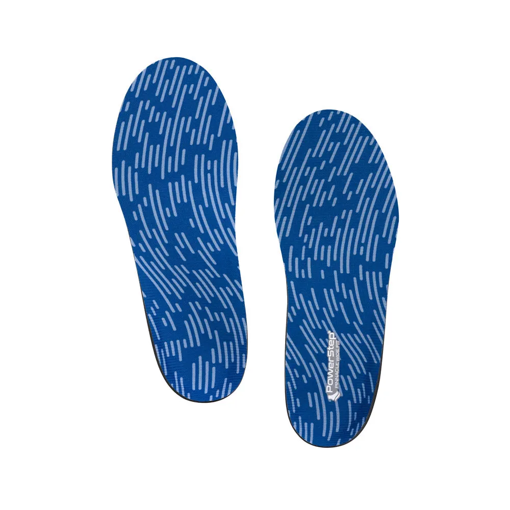 PowerStep Wide Insoles | Wide Feet Arch Support Orthotic, Extra Wide