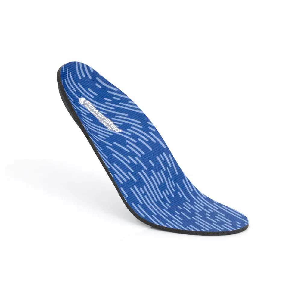 PowerStep Wide Insoles | Wide Feet Arch Support Orthotic, Extra Wide