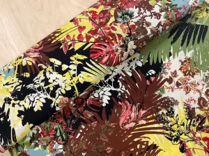 SALE - Foliage Collage Print Viscose