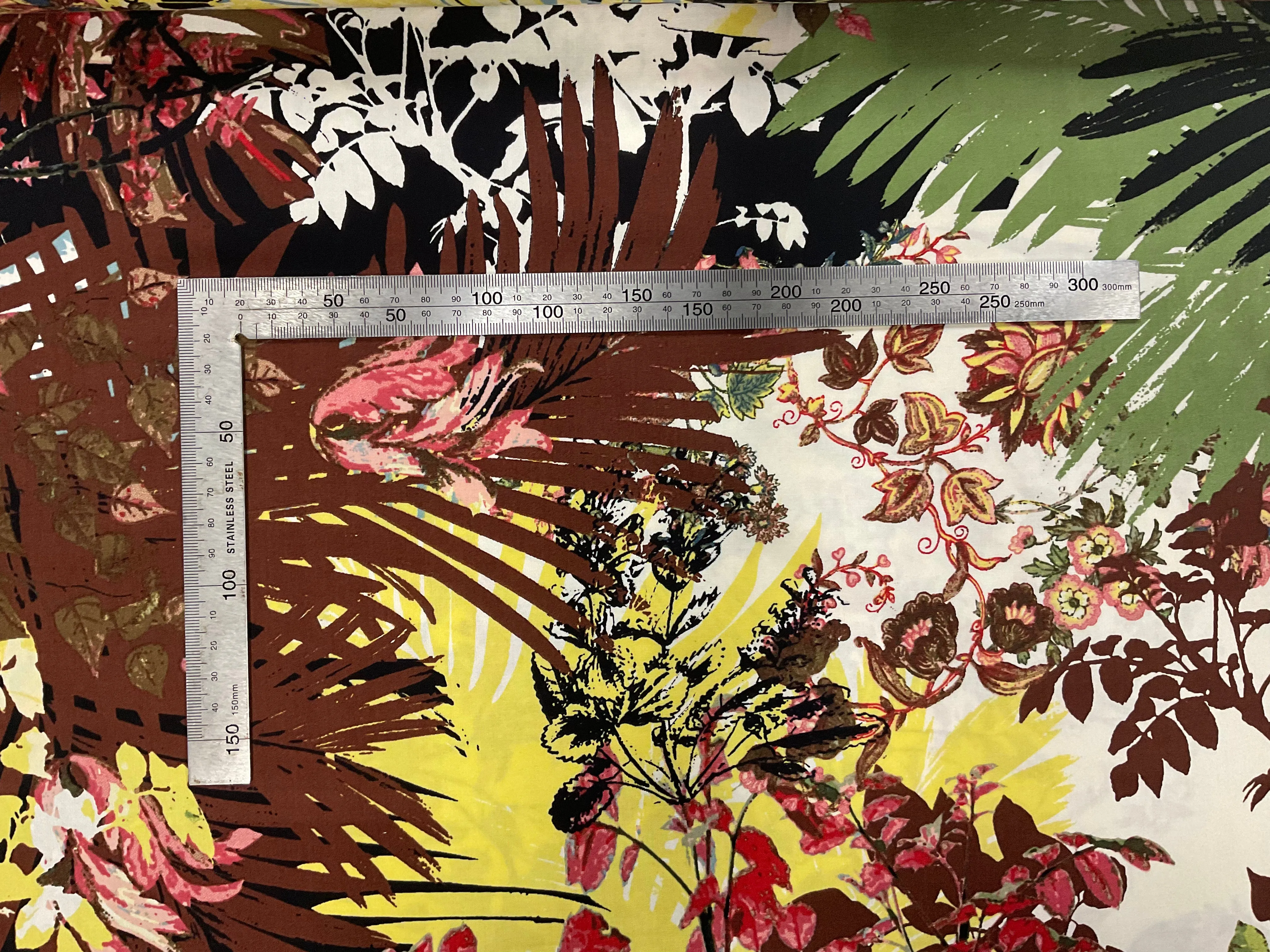 SALE - Foliage Collage Print Viscose