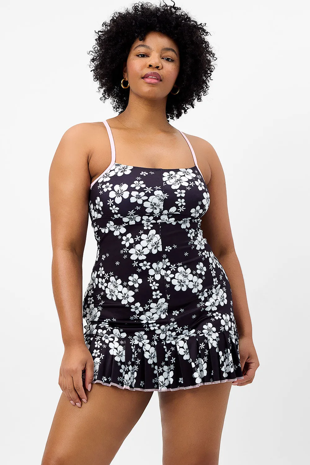 Swift Floral Tennis Dress - Plush Plumeria