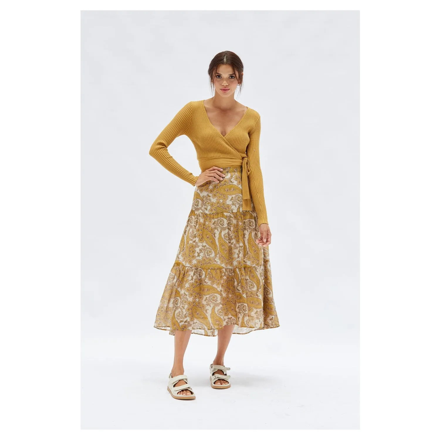 Top Phrada Wrap Gold