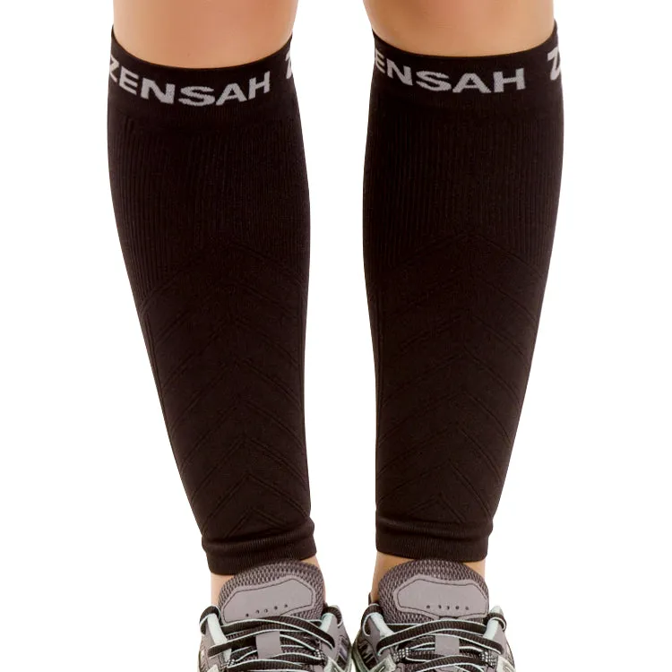 Zensah Compression Leg Sleeves Black